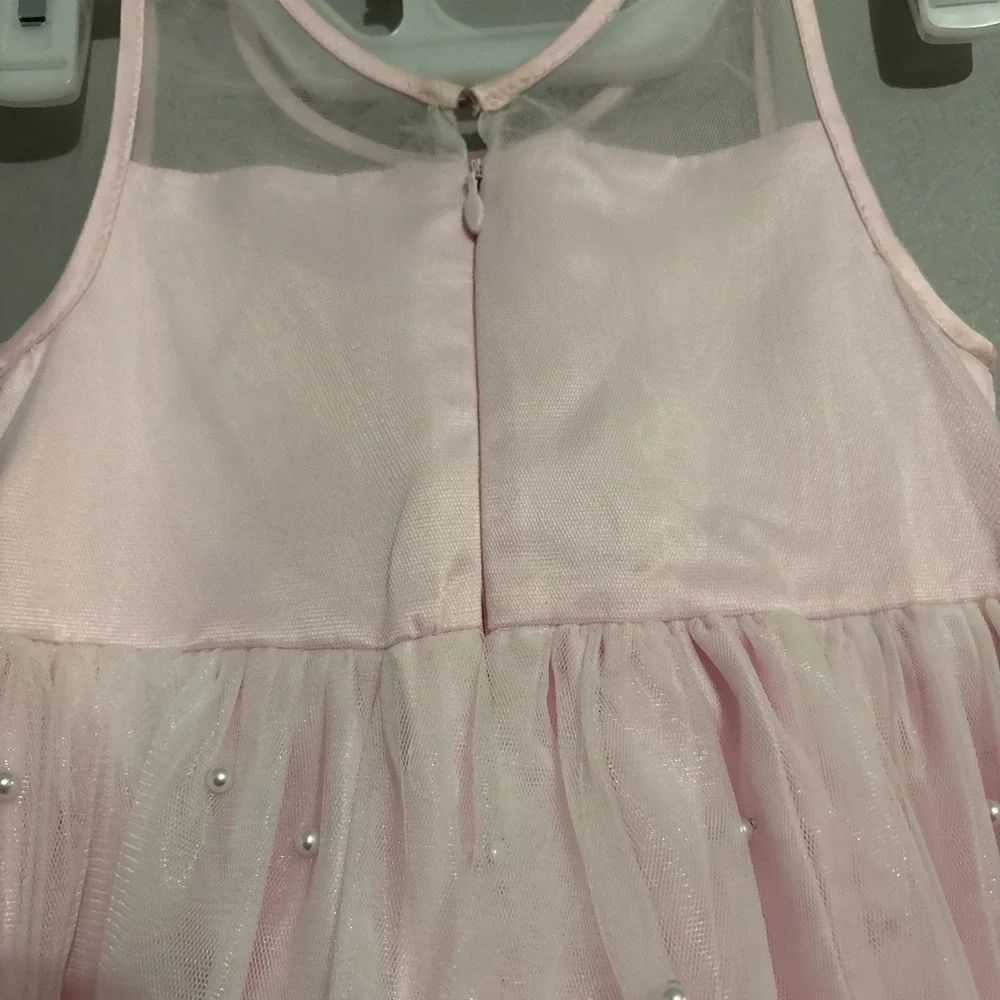 American‎ Princess Pink Dress Pink Sz 6 Formal/Wedding/ Pearl Beaded
